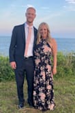 I got this dress in an XL, exchanged for a L, then finally exchanged for a M. Medium fit nicely but was still too long so i needed hemming tape. Otherwise it was adorable and comfortable! - Megan K.