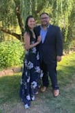 Such a beautiful beautiful dress! Perfect for a summer outdoor event. The back was a bit longer, I did wear higher wedges and that helped a bit. - Stephanie W.