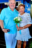 I ordered a medium size and it fit a little loose. I'm thick so I still had room to move  I had so many compliments. I definitely will find an occasion to wear it again. Thank you Lulus for making me look great for a tiny Beach wedding. - Dalys C.