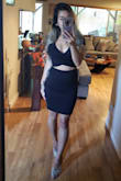 Super cute! I bought both black and white. But I returned the white one. The skirt was too loose. The black one fits perfectly. I got lots of compliments! - Diana K.
