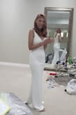 This dress is simple, but so easy to dress it up just right. Chose this dress for a covid wedding, received so many complements. It worked out just as I had planned. - Cheryl T.