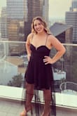Loved this dress, got a lot of compliments and like how I was able to adjust the straps to my liking. I'm small chested so it's nice when I can adjust the straps. This dress would do well with someone who has a big bust too - Kasey S.