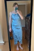 This is not my style of dress at all, but I saw it and I had to have it?? As soon as I put it on I felt like I was a glamour girl attending a Roaring 20s NYE party. Just plain fun. Very wrinkly out of the bag, but a quick steam will solve that! - Andrea G.