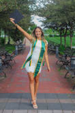 I bought this dress for graduation. Fits great everywhere, except it was a little bit big in the back. The lace gapped a little instead of laying flat against my back. But it was mostly just noticeable to me, so I kept it and it was fine! - Ryan P.