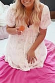 I don't usually write reviews but this dress was THAT good I had to write one. It is absolutely gorgeous, stylish, flattering and everything I wanted it to be. I wore it for my bridal shower and had SO many compliments and just felt amazing in it! - Lauren G.