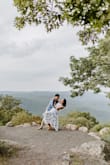 Like lots of people, I wore this for my engagement shoot, and it turned out amazing! I was a little worried about the waistline at first, as I couldn't tell how stretchy/forgiving the material was. But not only was it really comfortable to wear, it made me want to move around in it more also.
Photo by @alexandjullyphotography - Samantha Y.