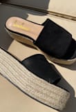 Comfy! Just be careful on uneven flooring like any other heel! - Vanesa F.
