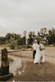 My husband and I after 3 years together planned a prompt elopement in just two weeks. This was the most perfect, elegant yet simple enough dress for getting married on the river with only our parents to witness. I'm keeping it forever!!! - Serissa J.
