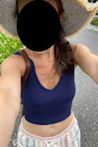 I expected this to cover more of my midsection than it did but it's a great shirt for summer. Material is pretty thick and kept me warm when I wore it under shirts. I've also been wearing it as a bralette because the fabric is pretty supportive. - Rebecca M.