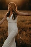 Loved this dress for my wedding. Casual yet classic, mid-weight, most importantly it's very comfortable. I put a belt on it I also ordered from Lulus and it was the perfect touch. - Melissa V.
