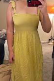 Runs really large. I always buy small and even the xs feels big. I do like the color and the sturdiness of the fabric, however I wish it did more to accentuate my small waist. Gives my body more of a square shape. - Kendra T.