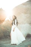Loved this dress so much! The material is beautiful and had the best engagement pictures with it - Sandra H.