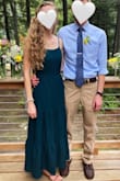 I ordered this dress for a back yard wedding of a close friend. It ending up being 90 and humid, but this dress didn't show how sweaty I was and was flown enough to keep me fairly cool. I really liked the fabric, length, color, and back of the dress. I am 5'10" so the bottom of the dress didn't go all the way to the floor and hit a few inches above my ankles. I wasn't a huge fan of the neckline or straps, but my hair kind of covered that. Overall, a nice dress for a casual wedding (out of eight people, three of us were wearing Lulus dresses - including the bride!!) and I would recommend. - Sydney G.