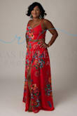 I bought this for a photoshoot as my second option but once the dress arrived it quickly became my top choice. It fit perfectly and the colors are so vibrant. The material is of high quality as well. Couldn't have chosen a better dress! - Mercy M.