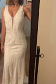 The fabric is beautiful but even when it was XS still something look a little off with the fit. The fabric is also a heavy - Maria V.