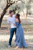 This dress was perfect for engagement photos! - Emily G.