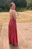 I wore this to a friend's summer wedding and felt great. It was comfortable and I love the back. I wore a stick on bra but could have gone without it. I highly recommend this dress and can't wait for an excuse to wear it again. - Rachel S.