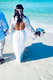 This dress is perfect, the fabric is very good quality, I love it. I'm in love with this dress. The dress is perfect and charming. The sizes are correct. - Blanca R.