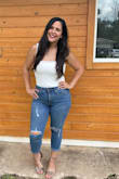 This is my favorite top ever! I love the material, it fits well, and I feel so pretty in it. - Sarah S.