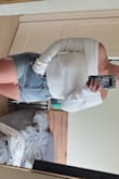 It's really soft and cute, but the fold over part does not really stay. Maybe with smaller shoulders/arms? But then the part at the waist is not form fitting, and a larger size would run too big. - Rita W.