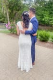 This was a perfect wedding dress for our small intimate ceremony and lunch reception. Everyone loved it - especially my husband :) It was so comfortable. I just took it to the tailor to hem the length of the dress and the tailor sewed in breast pads. I wanted something comfortable, sexy, but not-to-sexy, and this dress was perfect! - Melor S.