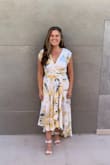 Loved this dress! So much! It was perfect and so many people shared their compliments about it. Only thing, the plunge is a little deep, as someone with a big chest, I had to put a safety pin in to keep the girls hidden! 

Other than that, the dress is perfect. - Lily B.