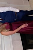 I love this dress! I had to get it altered because it was way too long. I bought a large because I am wide around my back and it fit perfect. I also had the seamstress put a stitch at the top because my bra would have shown. - Ashley W.