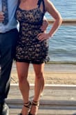 Comfortable and got many compliments. Has good stretch and strapless bra can be worn. - Brianna L.