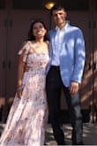 I absolutely fell in love with this dress. It's very romantic and perfect for any spring/summer wedding. The dress was long for me, but with heels, it was perfect. The only issue I had was zipping up the dress as it is quite tight when you zip on the bust. I had to take a couple of tries before I was able to zip all the way up. Aside from that, I really love this dress. I got so many compliments and felt so comfortable in it. - Trisha B.