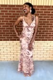 This dress flattered my frame and it was a perfect fit. The length was also perfect which is rare. I got so many compliments and I'm truly obsessed with it. - Bianca L.