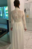 The dress is perfect! I will get it hemmed, and it will fit perfectly. I am so happy! - Kelly M.