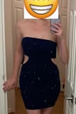 I bought this dress because I thought the cutout design was so unique. It is now one of my favorites because it is so flattering but also comfortable. - Alexandra B.