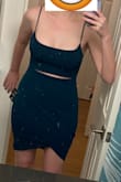 I wore this dress out dancing and I felt so confident. It really hugs your curves, and it is so flattering. The cutout really accentuates your waist. This is one of my all time favorite dresses! - Alexandra B.