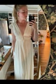 Beautiful dress, have to order a larger size for my bridesmaids. Very short bodice so hoping the larger size will be more flattering. Right now the girls all look like they have crazy boob lifts since the bodice sits so high up.
Disappointed with the sewing on the belt as they haven't sewn the belt straight and there are a few stains on the underdress. If we can figure out these issues this will be my bridesmaid's dress! - Johanna C.