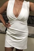 First purchase from Lulus and I am impressed on the quality. This dress is very good quality and material for the price. It is not too thin so you can wear it with nothing under, but it is not too thick where you will be hot wearing it. My sizes are listed on this review and I will say that I have hip dips, so if you are a bit curvier just be aware that it might be a bit snug.  Because of this purchase's quality I have ordered some jumpsuits, so I will review those once they get in. - Judith D.