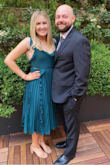 This was such a unique and beautiful dress. I bought it to wear to a wedding. Several people commented on how nice the color was. The ties are adjustable. However, because the back of the dress is so low it was hard to find a good bra to wear so keep that in mind! - Alexandra M.