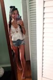 Absolutely love this top. I order so much from Lulus. I typically fit both x-small and small. But I like my tops more form fitting. My first order was x-small. It was tight around the breast area. I exchanged for a small and its Absolutely perfect! Gonna get more in different colors! - Jen C.