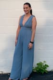 Jumpsuit fit good, just a little snug zipping. Was so comfortable & highly recommend!! - Krystal G.