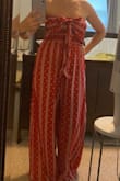 Loved this! I wasn't sure I'd be brave enough to wear it because it's kind of a lot but it's so fun and was perfect for a day in Nashville. Not tight at all, and worked well with my large bust and my few extra covid pounds! - Haley O.