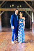 Absolutely love this dress! The fabric is super comfy and flowing, and the side slits are just high enough to be sexy, but not too revealing. It does run a little long though, I tripped on it a few times when dancing at a wedding. - Nicole S.
