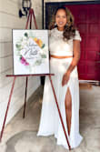 I absolutely love this set! The quality is great and fits comfortably. The skirt runs long so I had to get it hemmed. - Nath H.