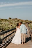 I bought this dress for my engagement pictures and it was perfect! It was light and blew in the wind. :) - Courtney H.