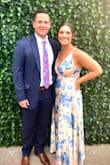 Absolutely loved this dress! The fabric and pattern were so pretty, got lots of compliments! It did run a tad small around the bust area, but the chest and the rest of the fit was perfect. I usually wear a medium and wouldn't size up. - Samantha D.