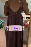 I bought an XS based on model measurements in picture (also Small wasn't available). It fits but the front tie is a little tight. I would like the front to be brought closer. It will work for the wedding that I'm attending. - Cyane C.