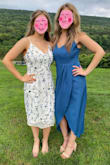 Wore to my brother's wedding. Perfect for the summer, I got many compliments. Very comfortable dress, the slit got a little tricky at times. - Hannah W.