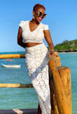 When I tell you that this outfit is EVERYTHANG!!! I wore this to my birthday dinner in Tanzania and it literally looked amazing on me! The quality of the outfit is excellent and it fits like a glove. - Jonelle R.