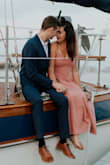 Perfect dress for our engagement session. I did need to iron it beforehand, so this is something to think about when buying. It was also a little on the small side in top. I do not have a large bust and I had to let the straps all the way out to make it work. - Renae M.