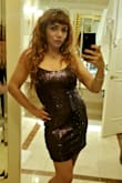 I absolutely loved this dress! It fit me perfectly and I felt so beautiful and sexy. I noticed the sequins shed, but there are so many layers a few are bound to come loose. I've never been a purple person but this dress really did it for me! - Chelsea B.