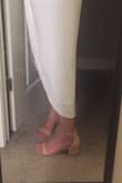 I love these heels and am planning on wearing them for my wedding. There are very comfortable and are such a versatile look. I usually am a 10.5-11 and a 10 fit perfectly, which makes me think these run a bit loose. - Gabrielle M.
