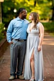 This dress was perfect for the formal photos for our engagement shoot. This size fit well - though, I did need to wear 4-inch heels since I am short and didn't have time for alterations to shorten the dress. I originally tried ordering a small, which was the perfect length and fit wonderfully everywhere except that I could zip up the last inch. - Annabel S.